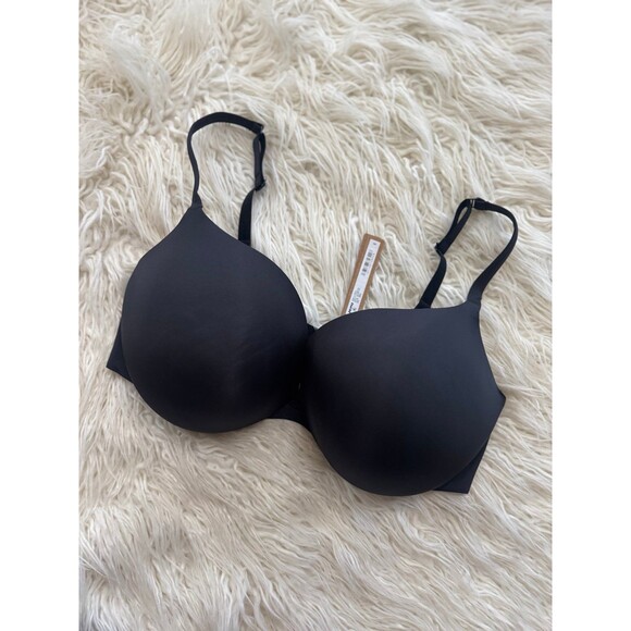 Skims Ultimate Push up Plunge Bra Onyx Size 38DDD - Picture 4 of 7